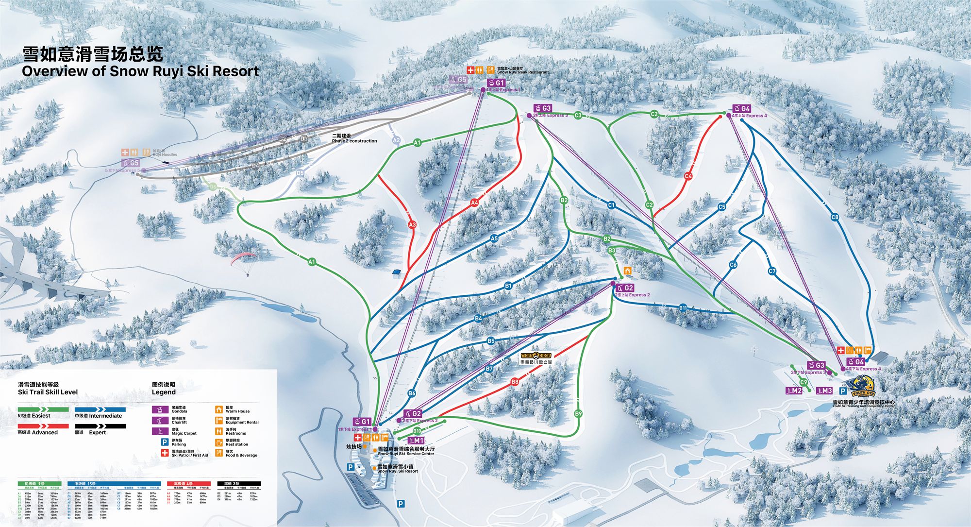 雪如意雪道图